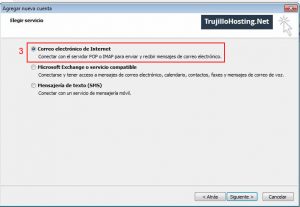 Configurar cuenta en Microsoft Outlook