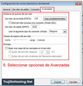 Configurar cuenta de correo en Microsoft Outlook
