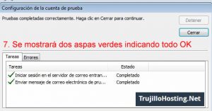 Configurar cuenta de correo en Microsoft Outlook